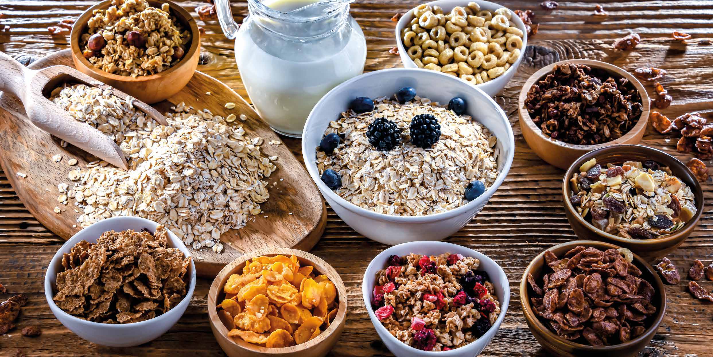 Ceralia Getreideprodukte Müsli und Flockierung